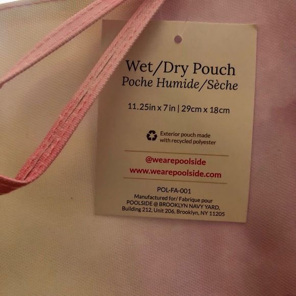 Poolside Water Resistant Cotton Candy Colored Pouch - Picture 4 of 5